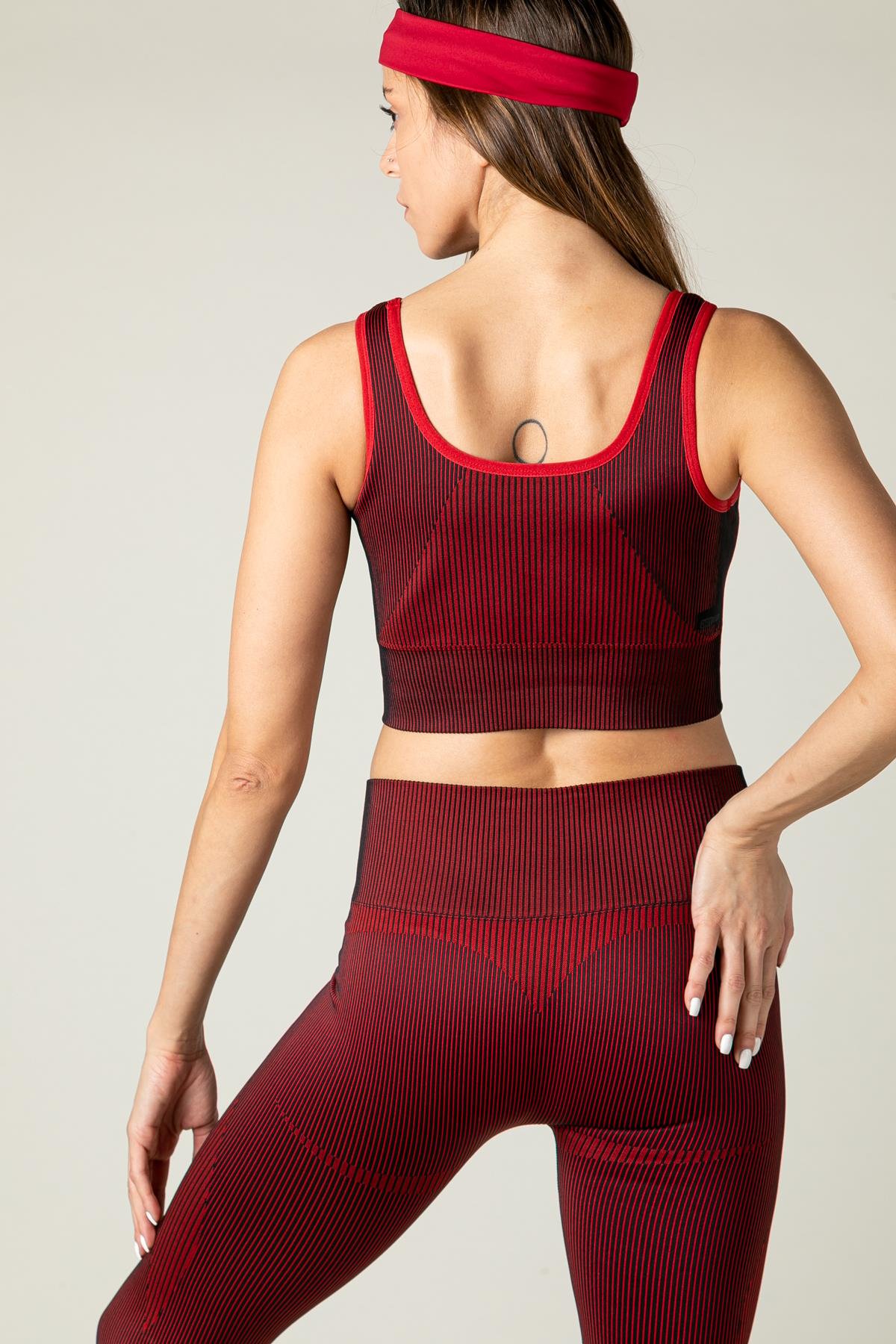 Maraton Active SlimFit Kadın Bisiklet Yaka  Kolsuz Spor Bra 813055