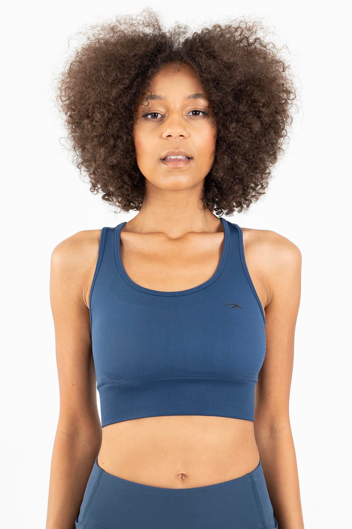 Maraton Active SlimFit Kadın Bisiklet Yaka  Kolsuz Fitness Bra 813047