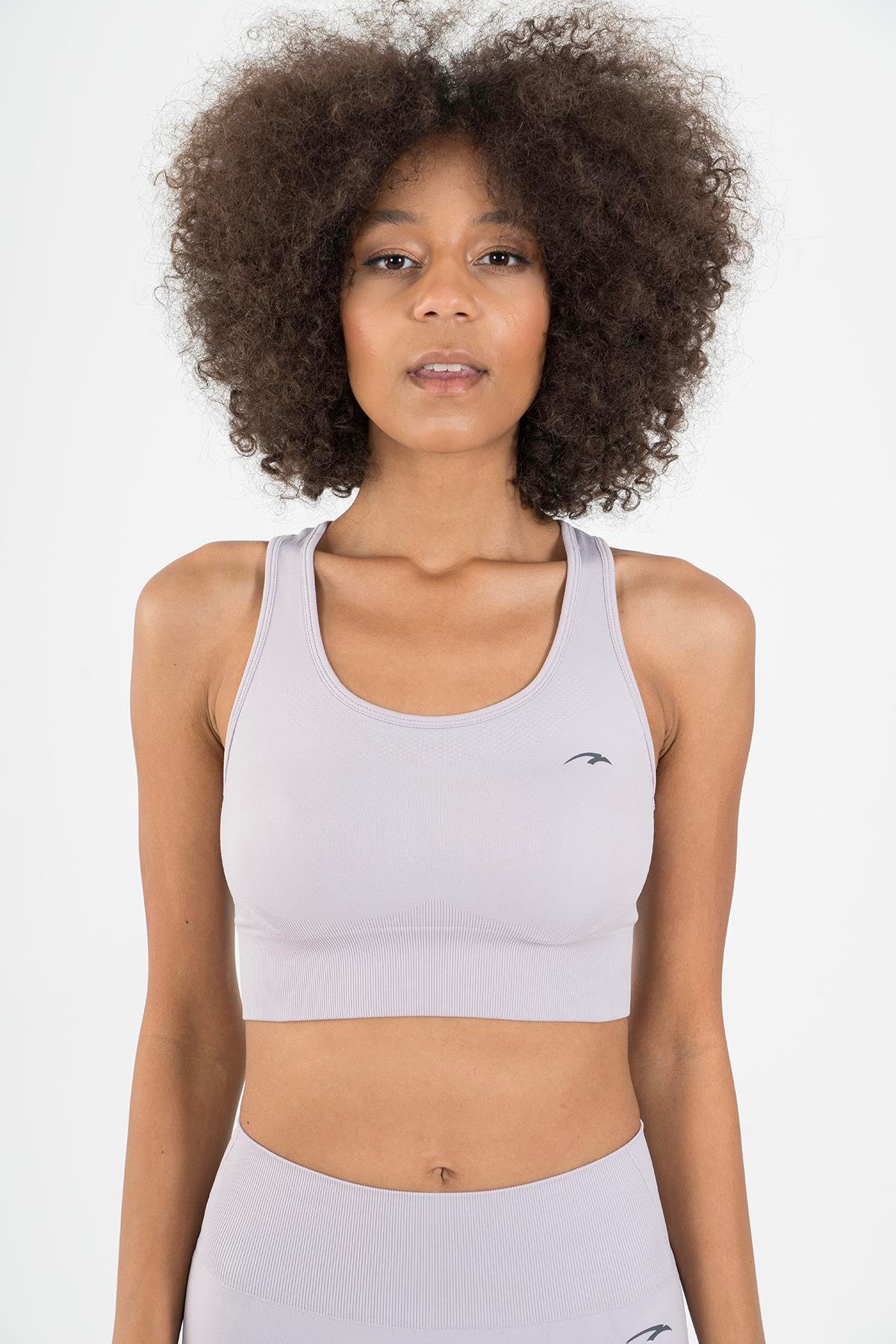 Maraton Active SlimFit Kadın Bisiklet Yaka  Kolsuz Fitness Bra 813047