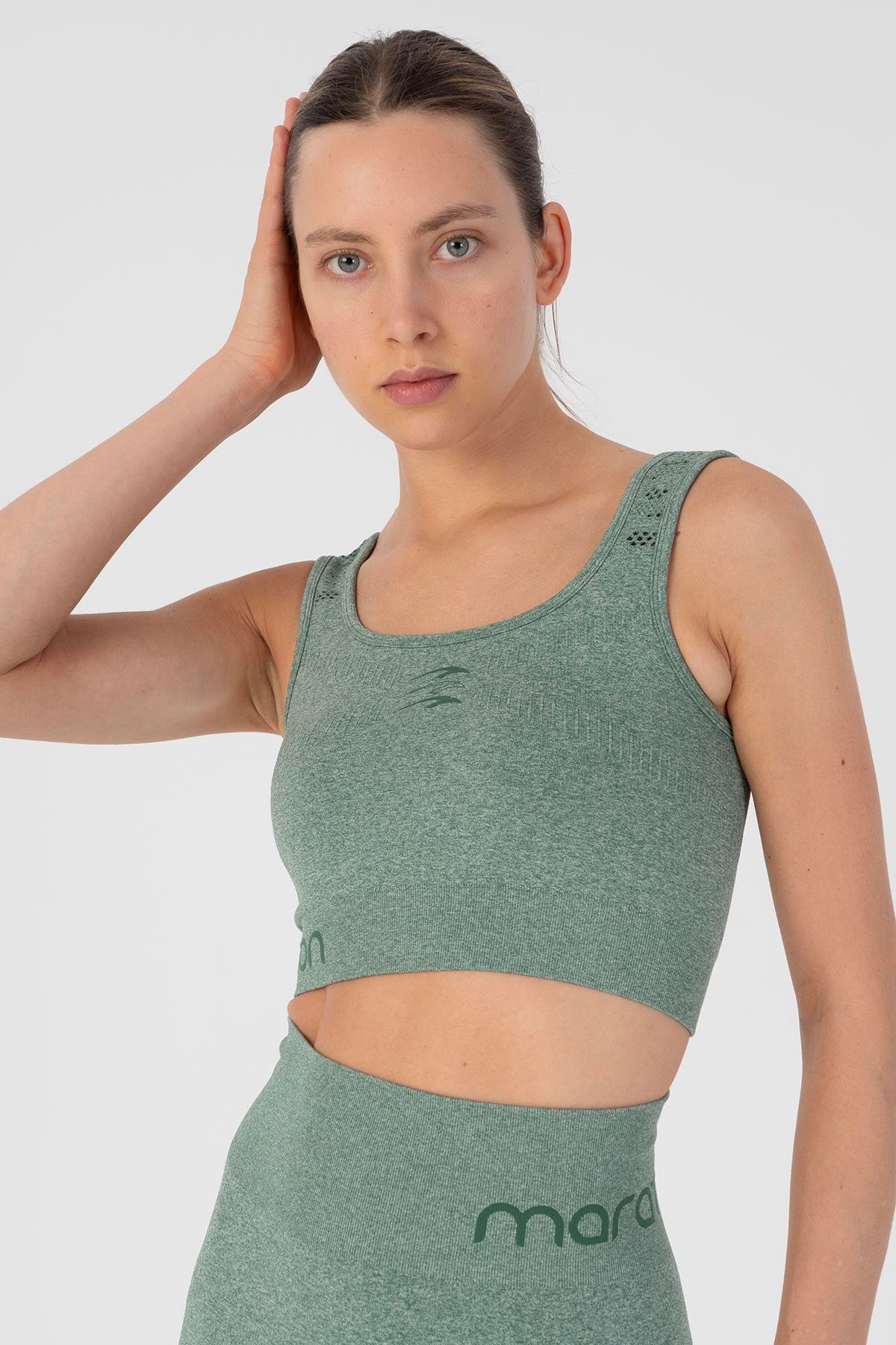 Maraton Active SlimFit Kadın Düz Yaka  Kolsuz Koşu  Bra 813095