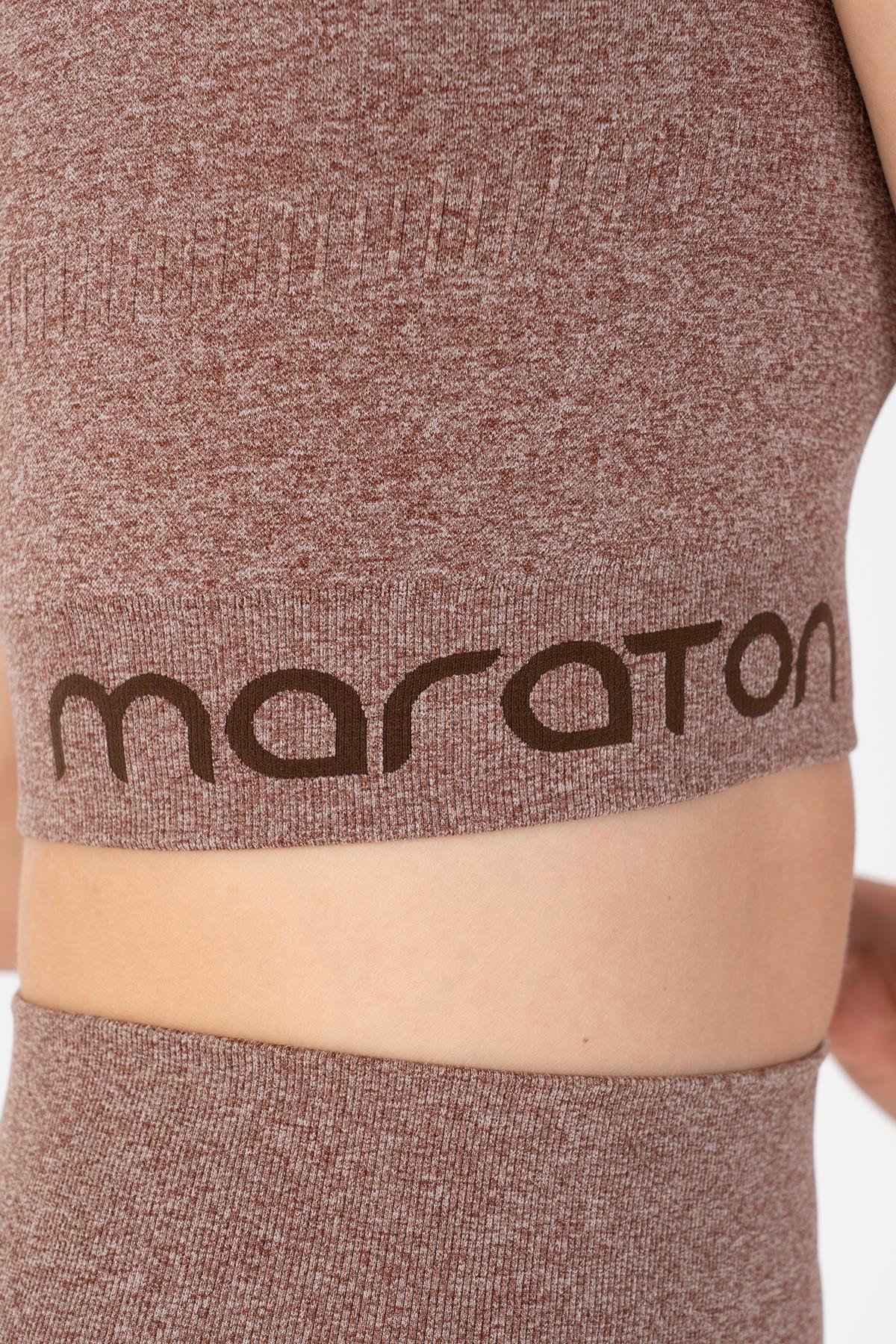Maraton Active SlimFit Kadın Düz Yaka  Kolsuz Koşu  Bra 813095