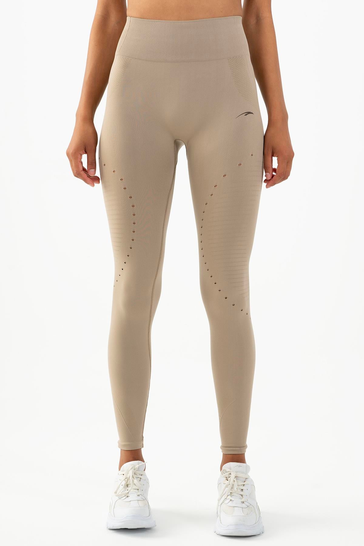 Maraton Active SlimFit Kadın    Koşu Açık Vizon Tayt 812118
