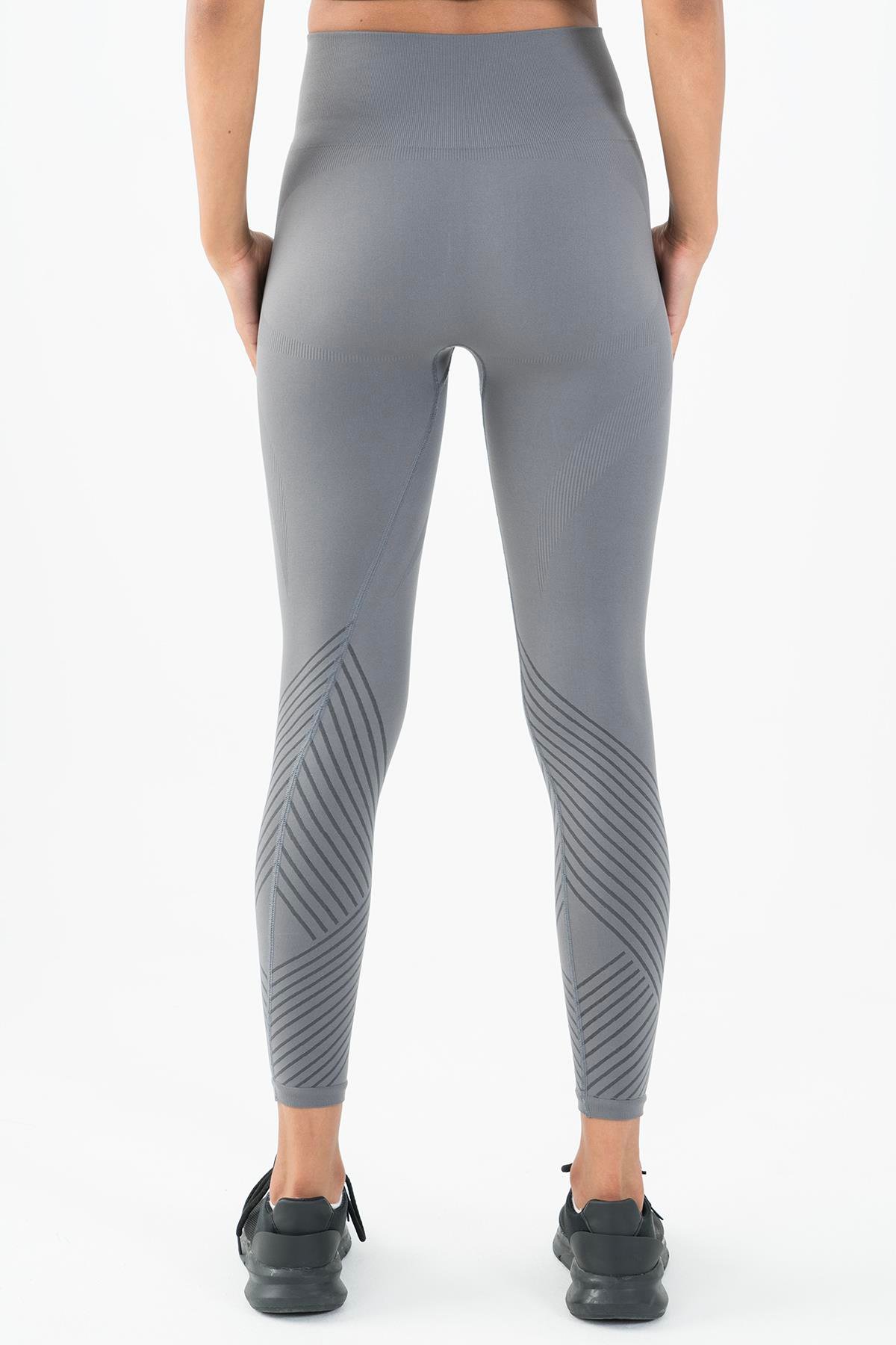 Maraton Active SlimFit Kadın    Koşu Açık Antrasit Tayt 812094