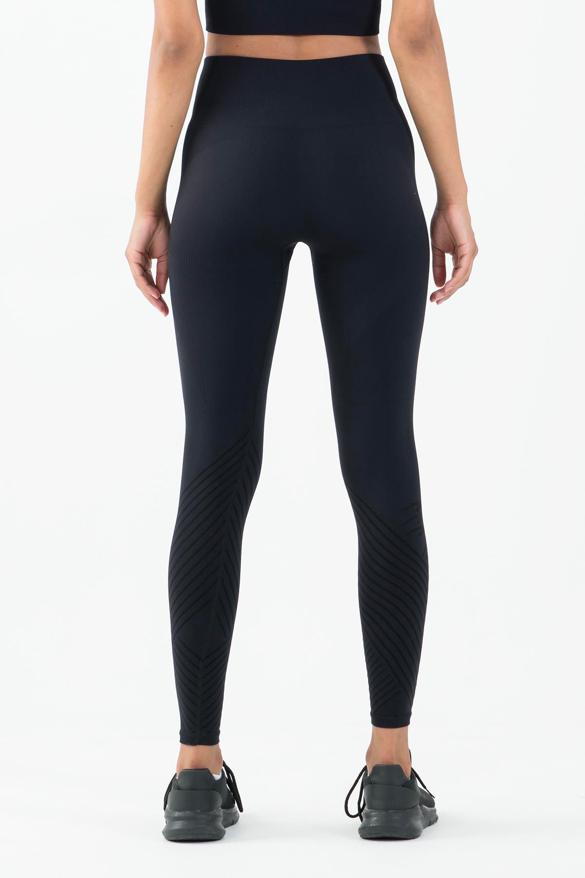 Maraton Active SlimFit Kadın    Koşu Siyah Tayt 812094