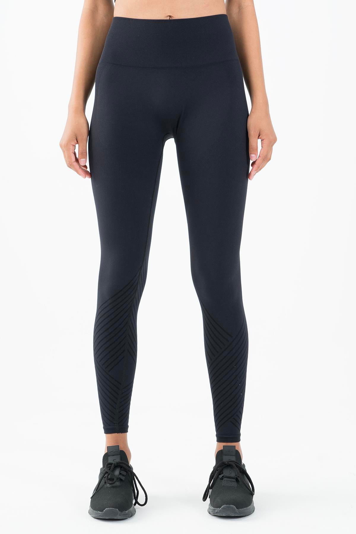 Maraton Active SlimFit Kadın    Koşu Siyah Tayt 812094