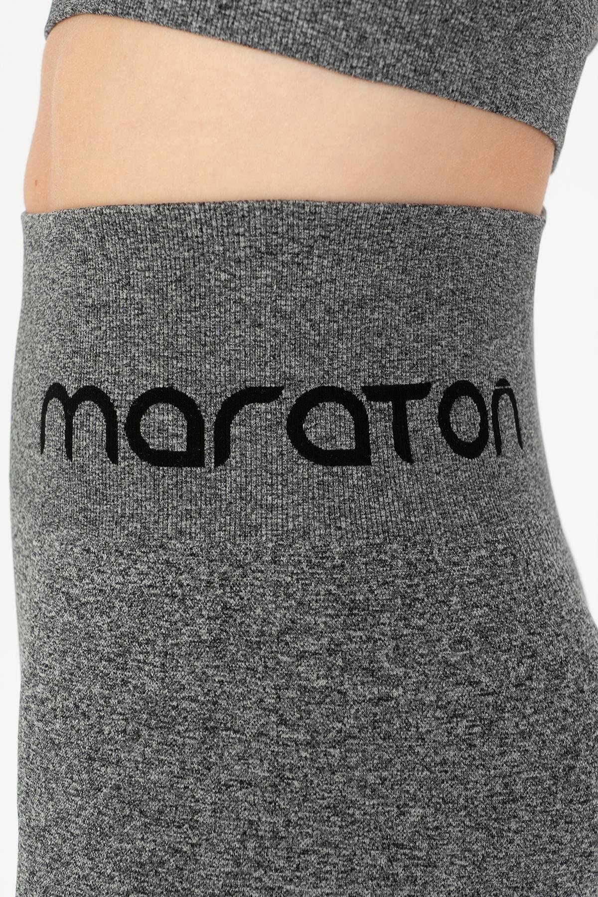 Maraton Active SlimFit Kadın    Koşu Siyah Tayt 812097
