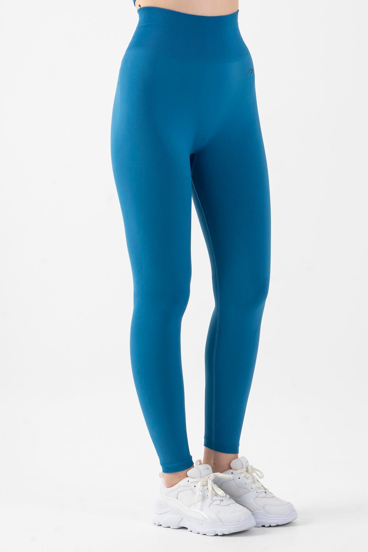 Maraton Active SlimFit Kadın    Training Mavi Tayt 812057