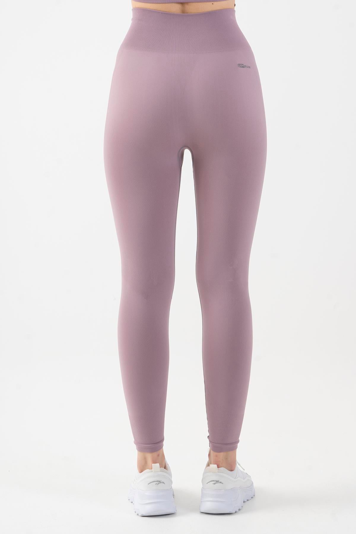 Maraton Active SlimFit Kadın    Training Lila Tayt 812057