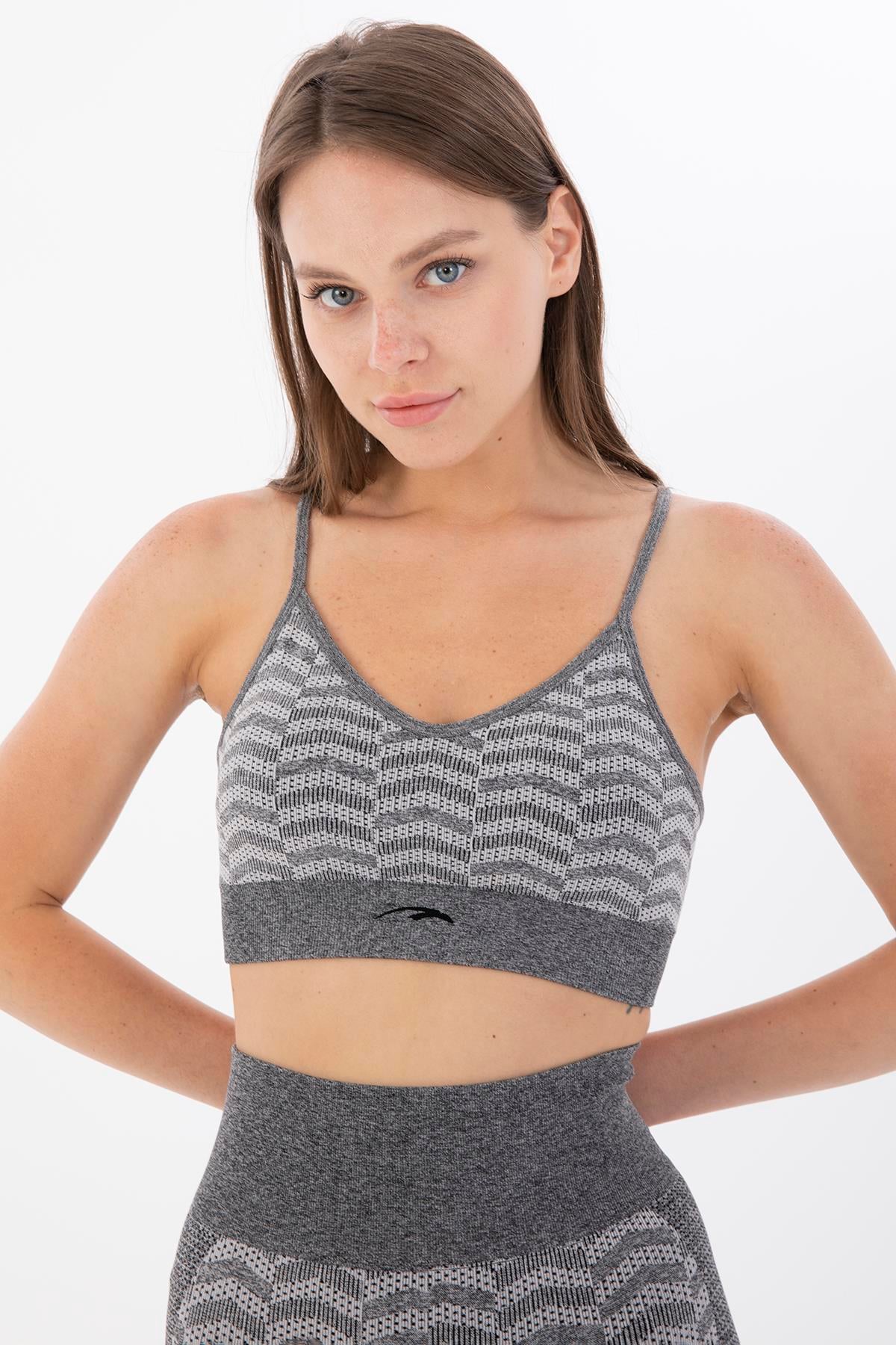 Maraton Active SlimFit Kadın V Yaka  Kolsuz Koşu Bra 813089