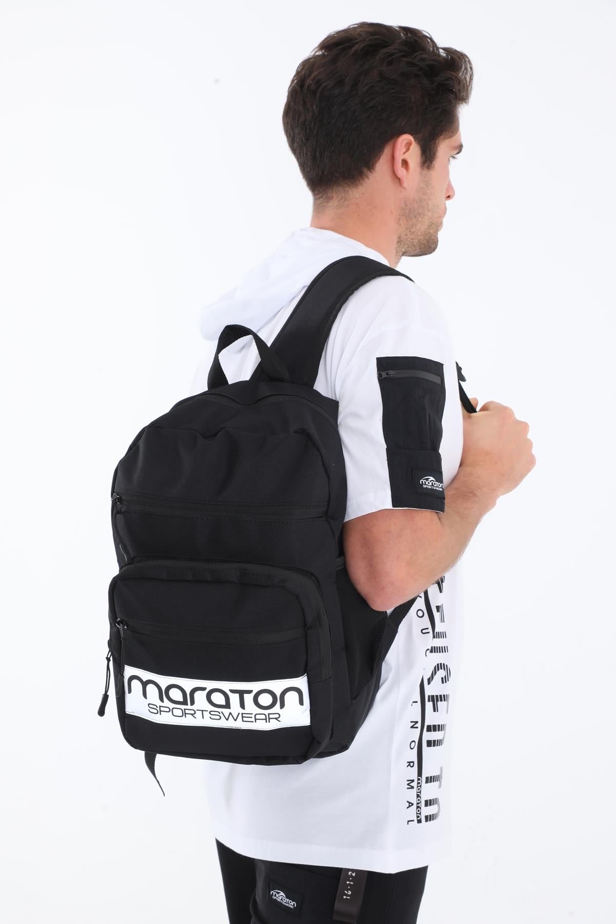 Maraton Active  Unisex    Basic Siyah-Siyah Çanta 90075
