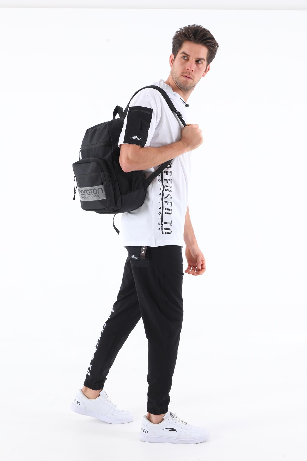 Maraton Active  Unisex    Basic Siyah-Siyah Çanta 90075