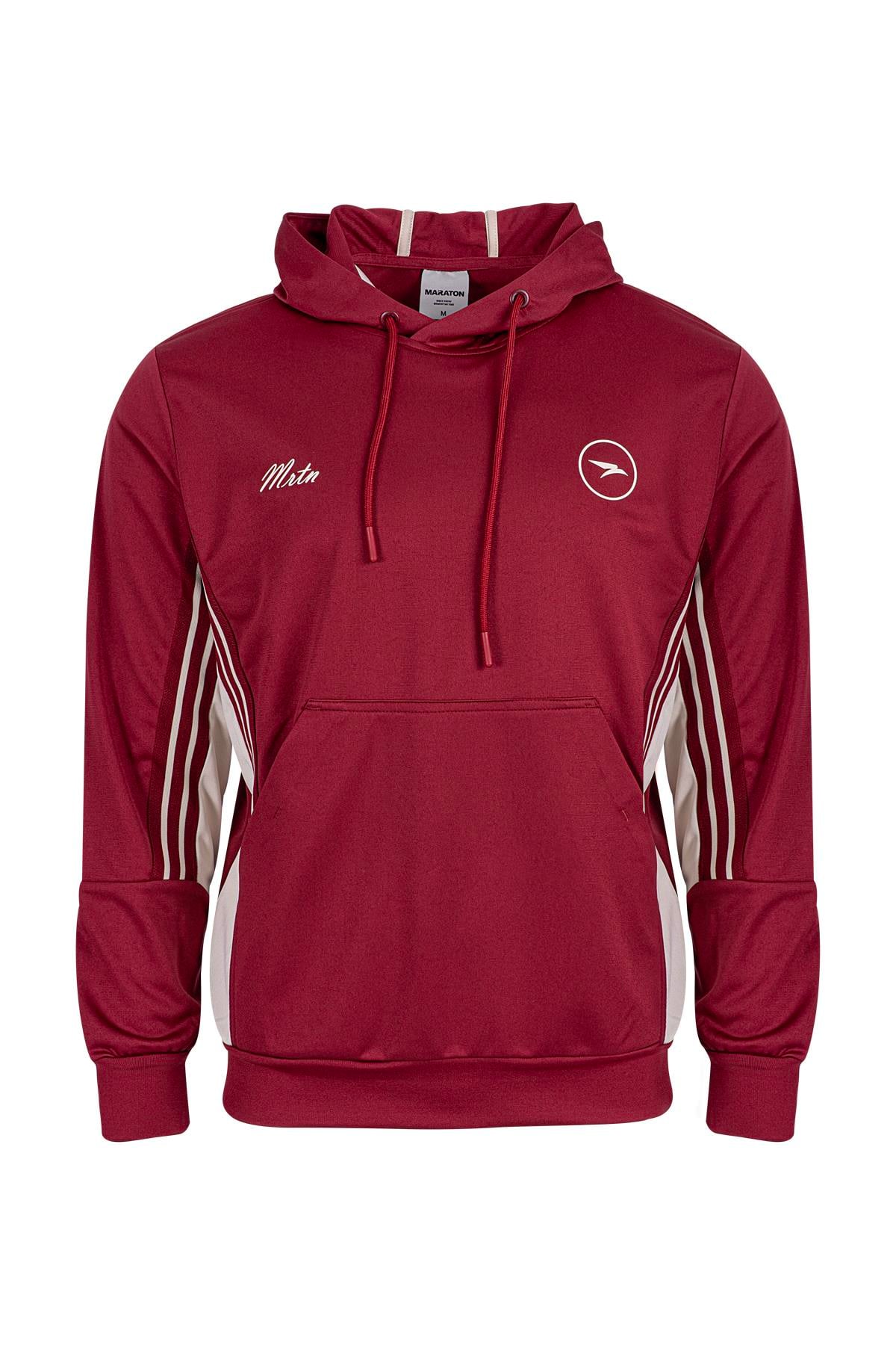 Maraton BOXY Erkek Kapşonlu  Uzun Kol  Sweatshirt 23876
