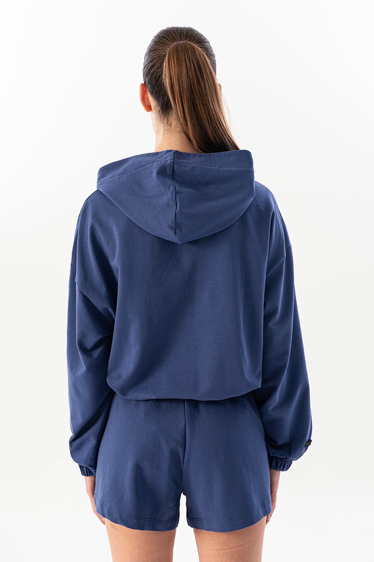 Maraton Comfort Kadın Kapüşonlu   Sweatshirt
