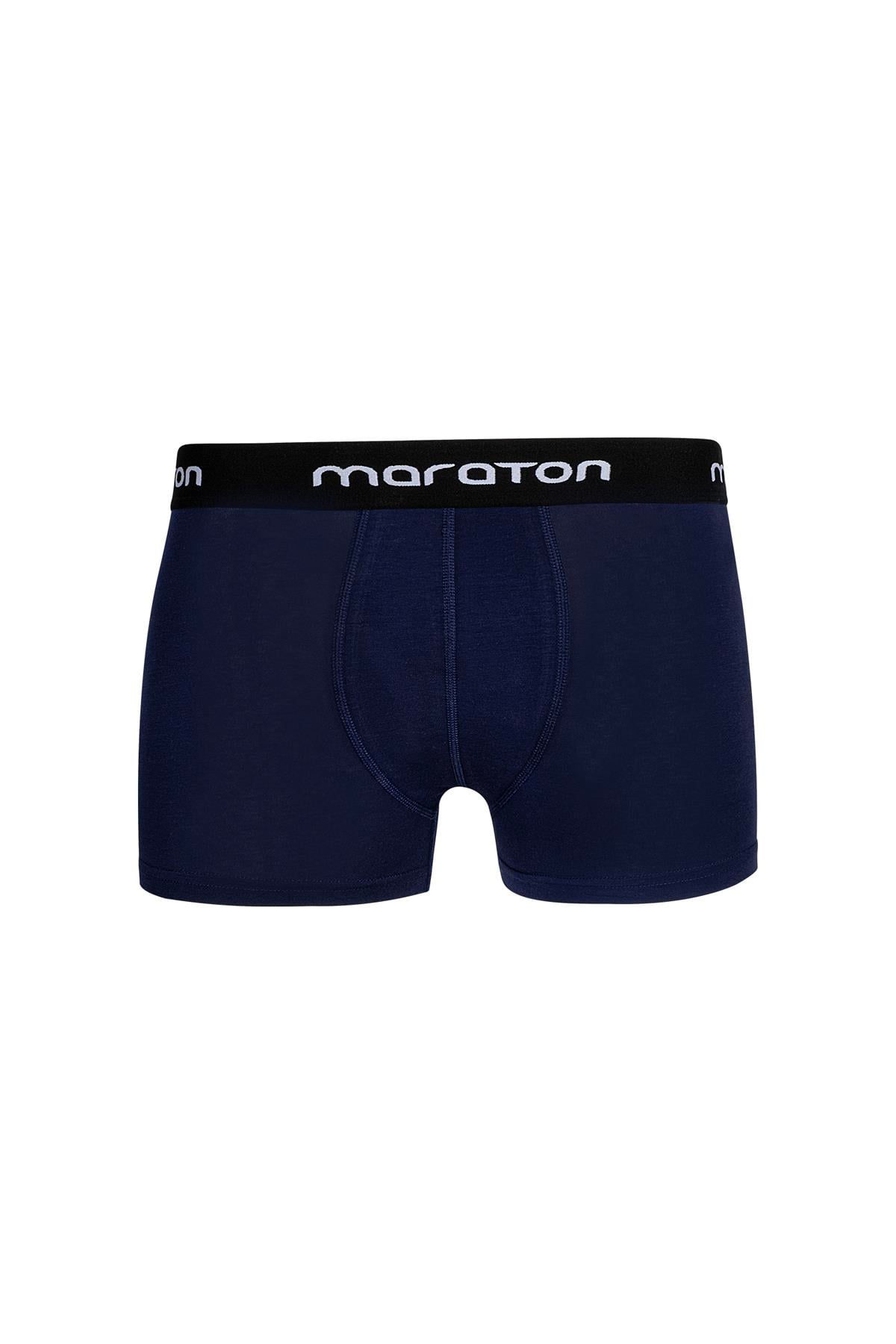 Maraton Ekstra Slim Erkek   Açık Lacivert Boxer