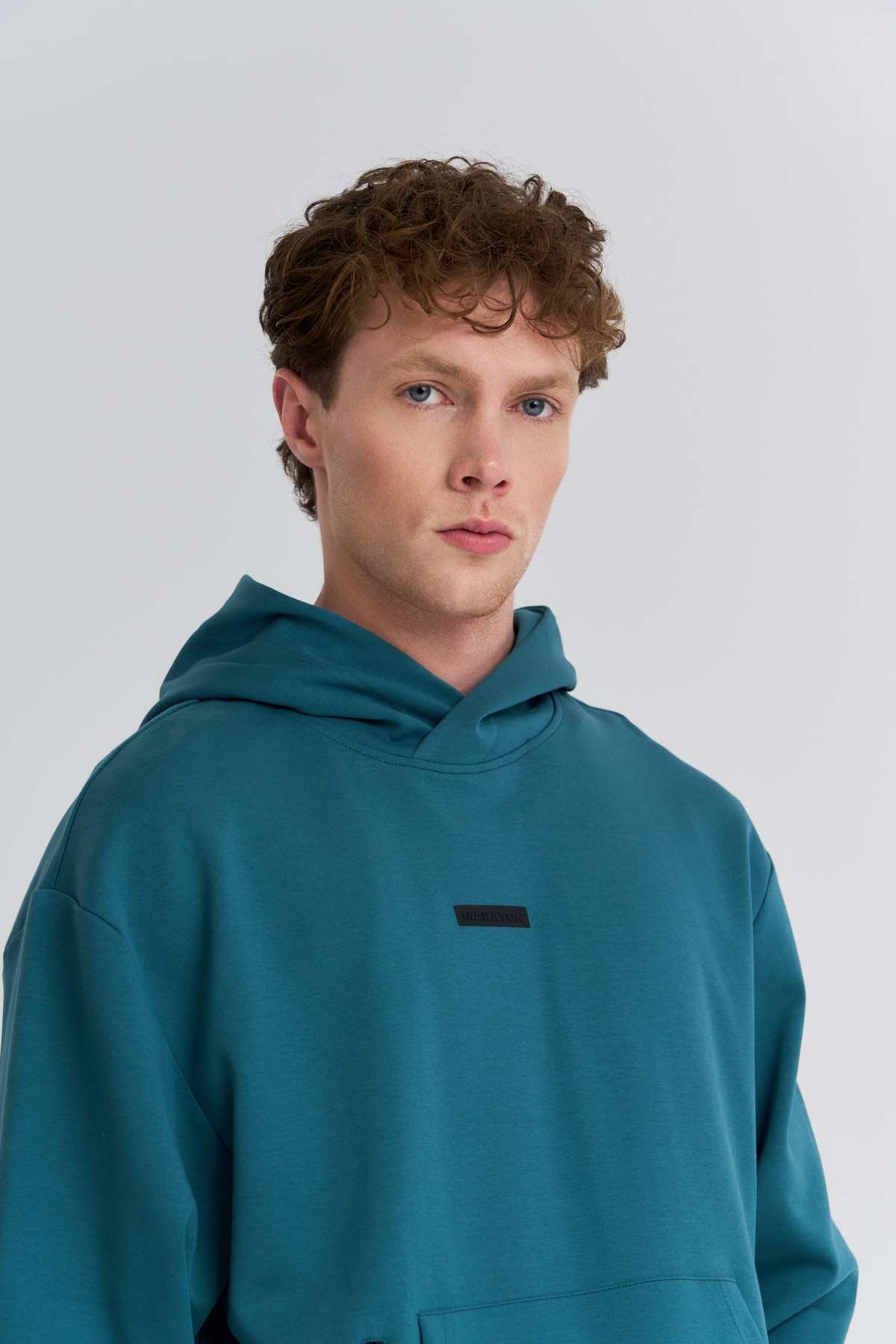 Maraton  Erkek Kapüşonlu  Yeşil- Sweatshirt