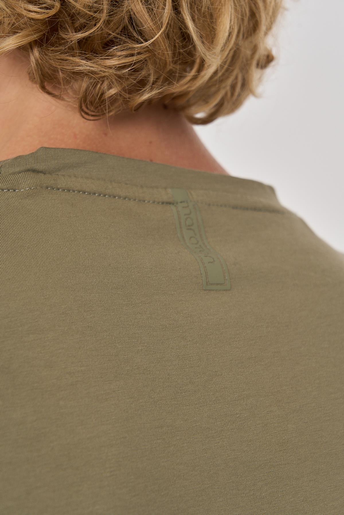 Maraton Regular Erkek Bisiklet Yaka  Gri T-shirt