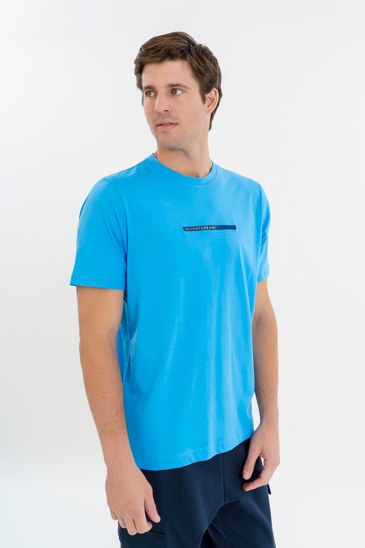 Maraton Regular Erkek Bisiklet Yaka  Kısa Kol  T-shirt 23692