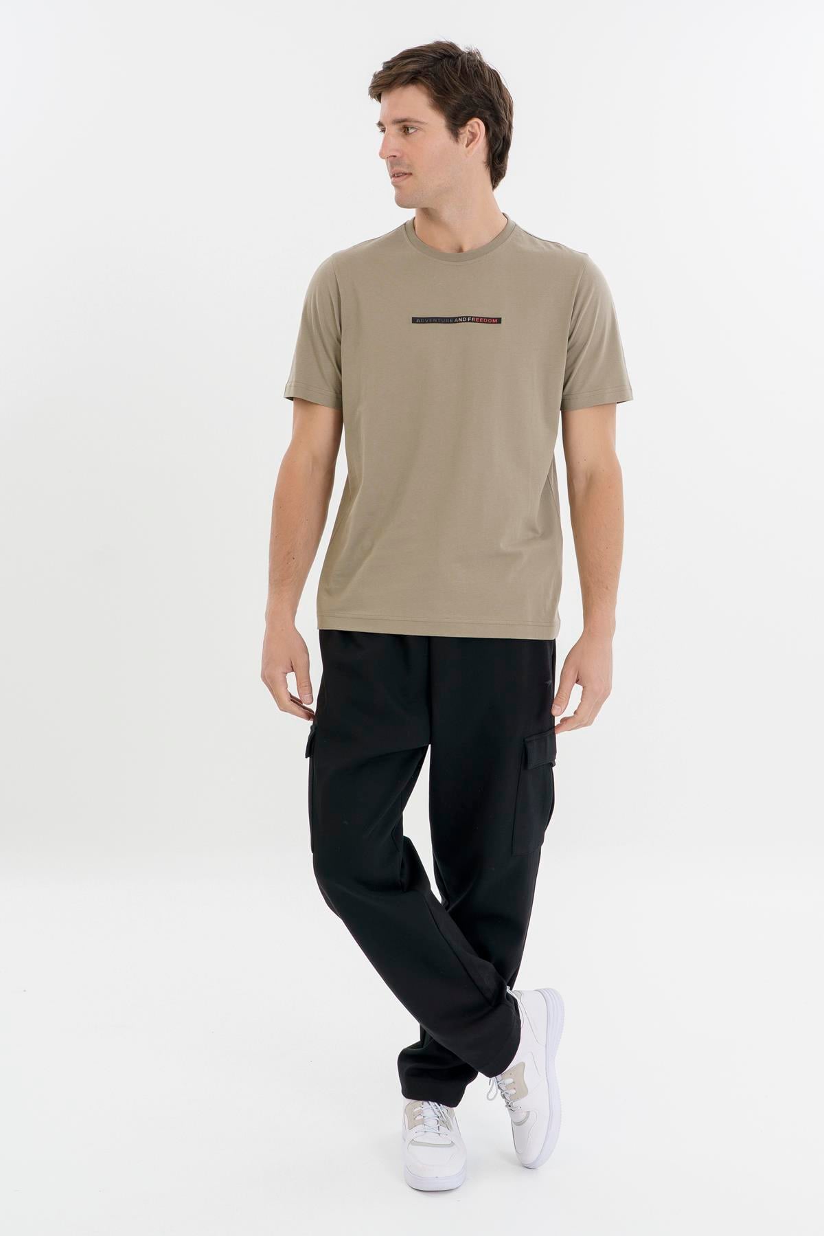 Maraton Regular Erkek Bisiklet Yaka  Kısa Kol  T-shirt 23692