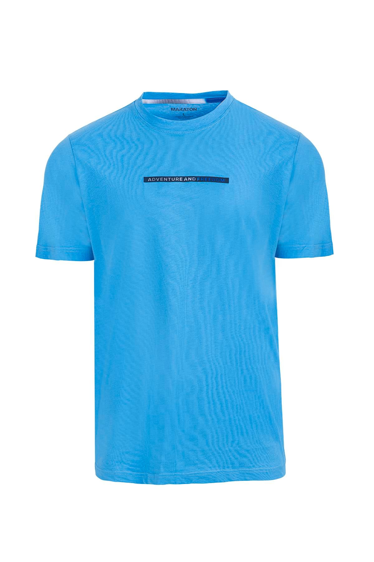 Maraton Regular Erkek Bisiklet Yaka  Kısa Kol  T-shirt 23692