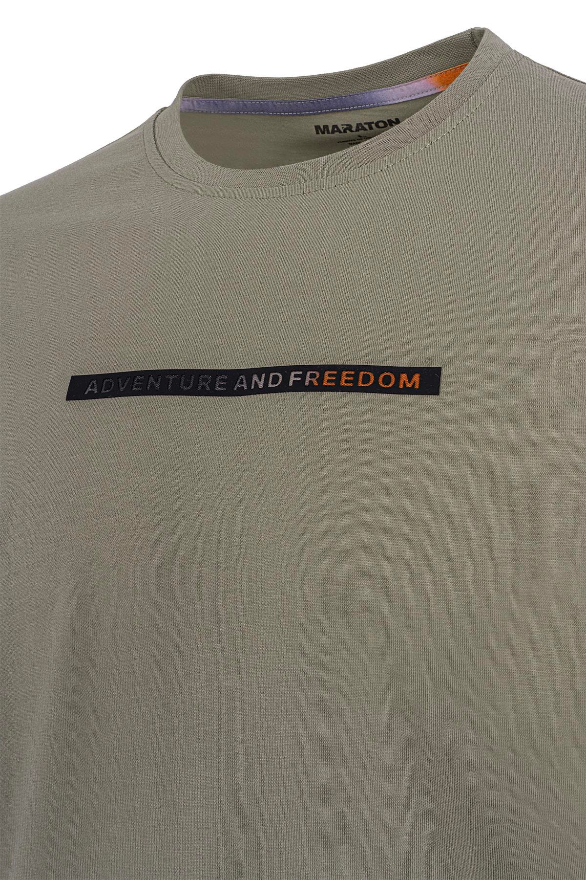 Maraton Regular Erkek Bisiklet Yaka  Kısa Kol  T-shirt 23692