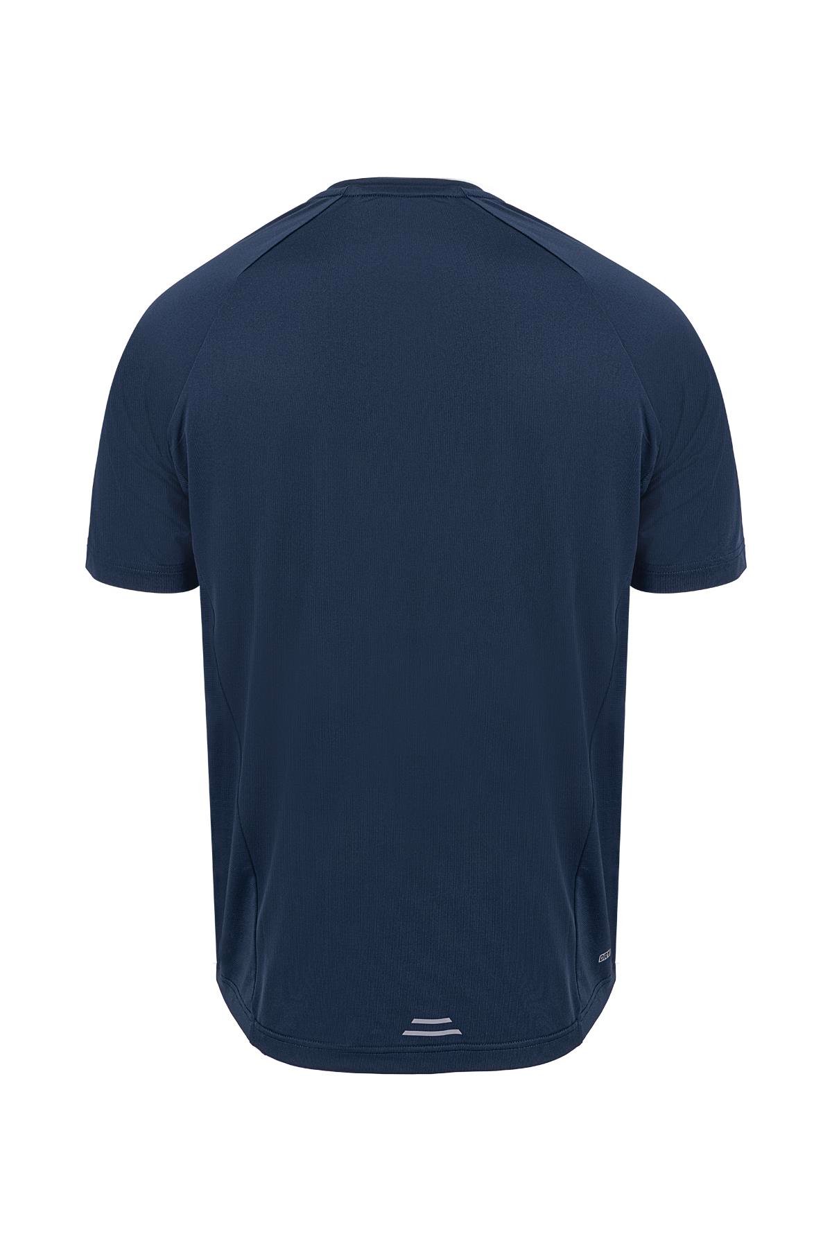 Maraton Regular Erkek Bisiklet Yaka  Reglan Kol Lacivert T-shirt T-SHIRT