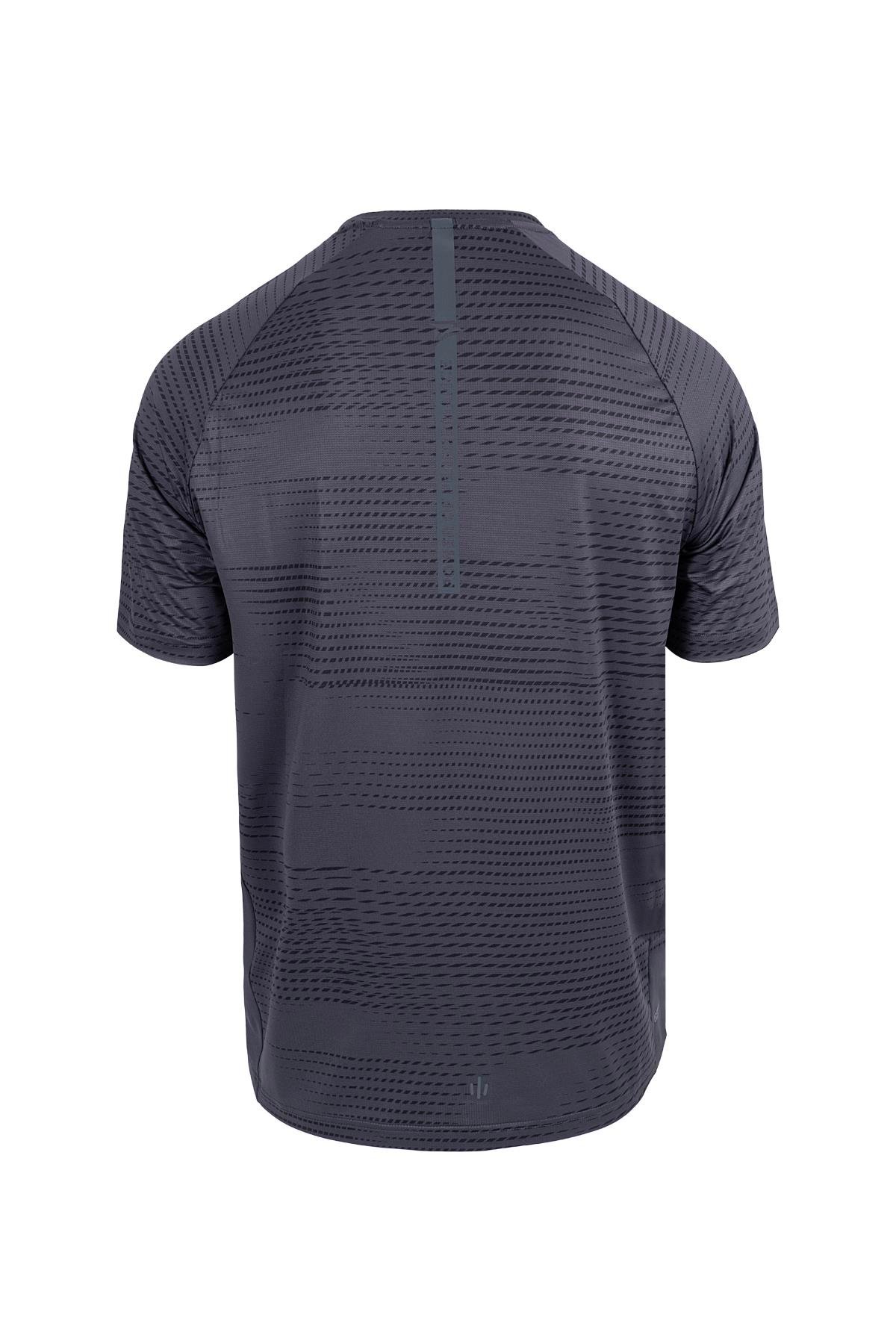Maraton Regular Erkek Bisiklet Yaka  Reglan Kol Antrasit T-shirt 23683