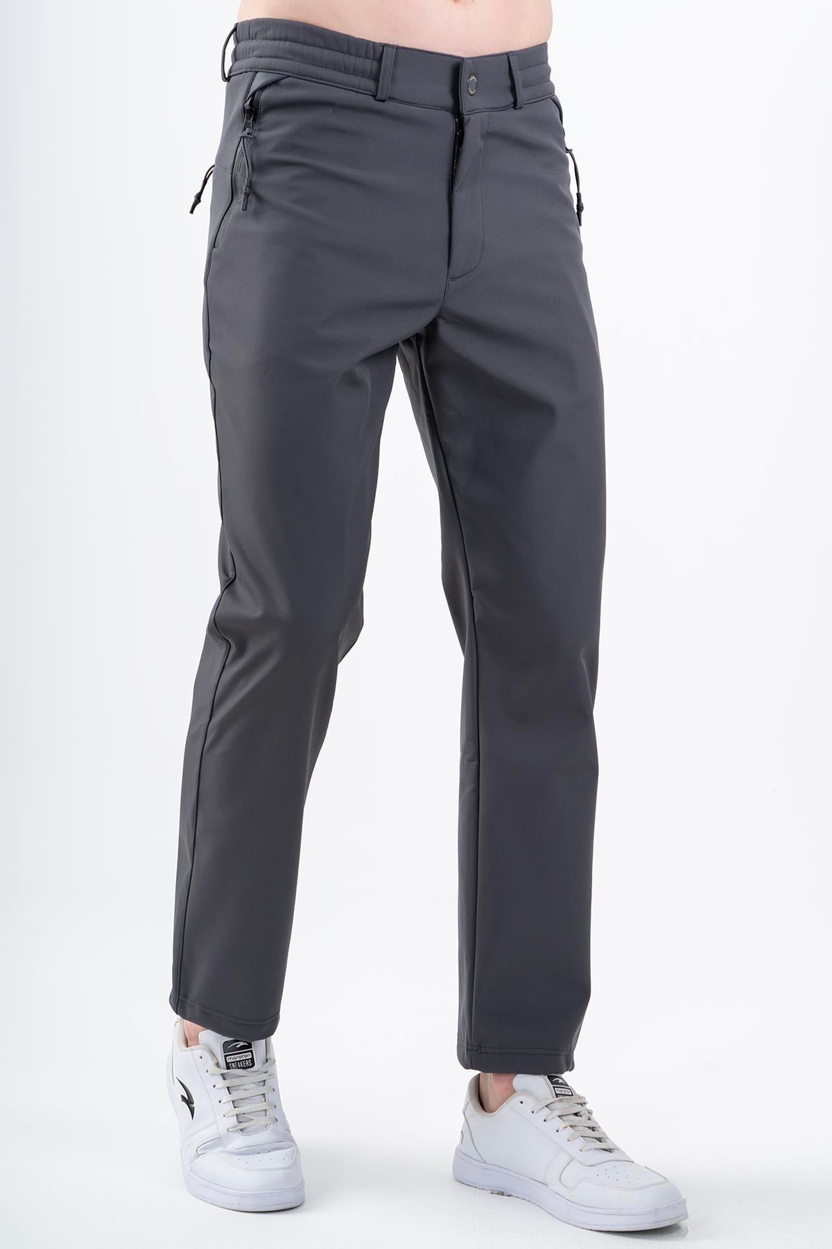 Maraton Sportswear Regular Erkek  Düz Paça  Outdoor Antrasit Pantolon 21335