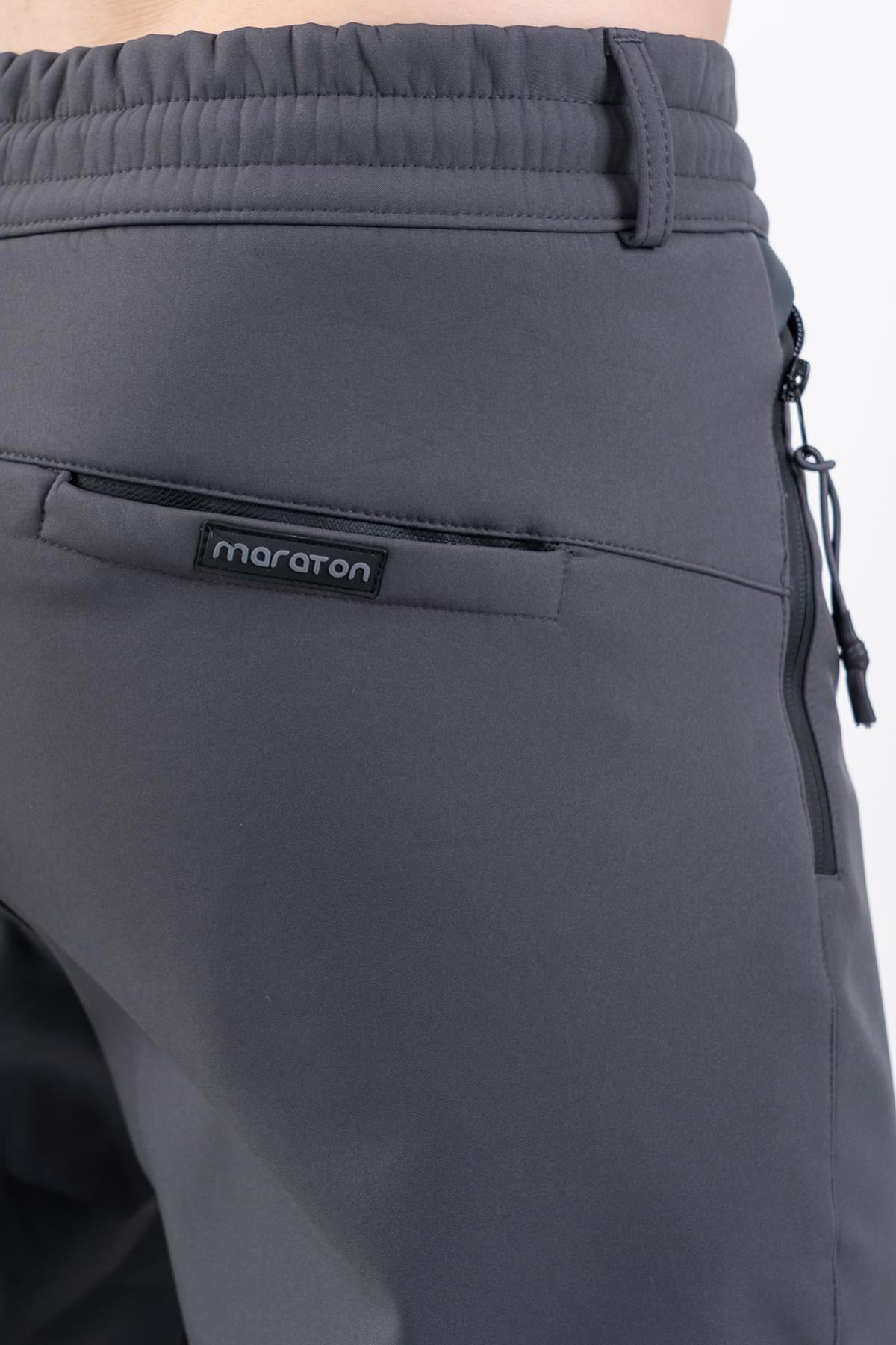 Maraton Sportswear Regular Erkek  Düz Paça  Outdoor Antrasit Pantolon 21335