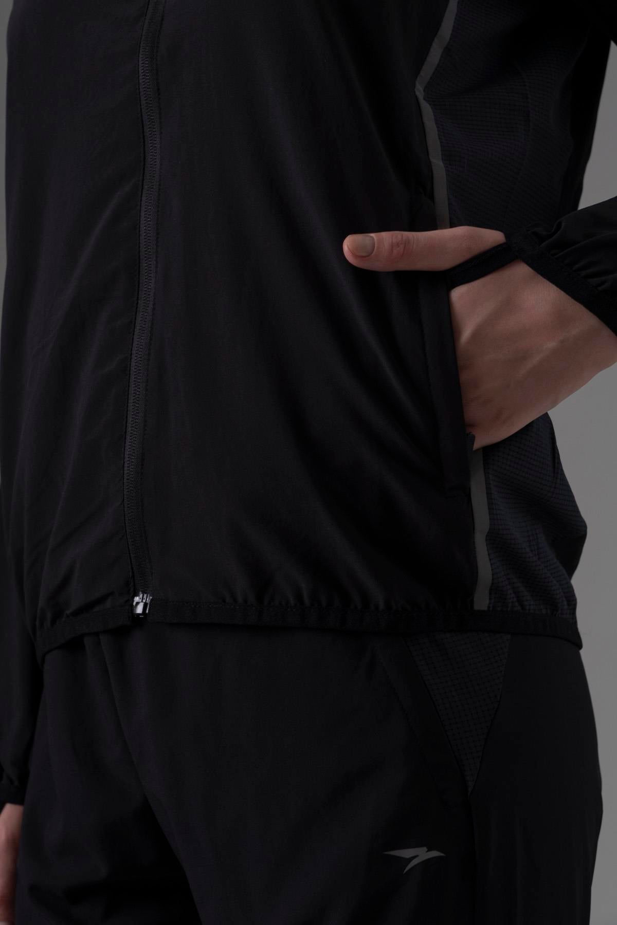 Maraton Regular Kadın Kapşonlu  Reglan Kol  Tracktop 23890