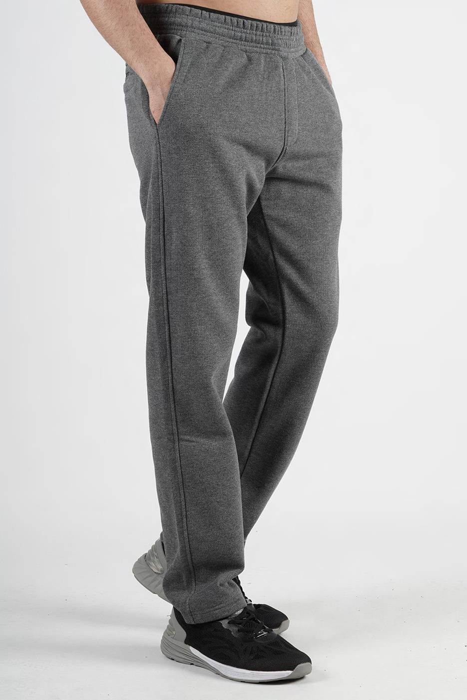 Maraton Sportswear Regular Erkek    Basic Antramelanj Eşofman Altı 18042