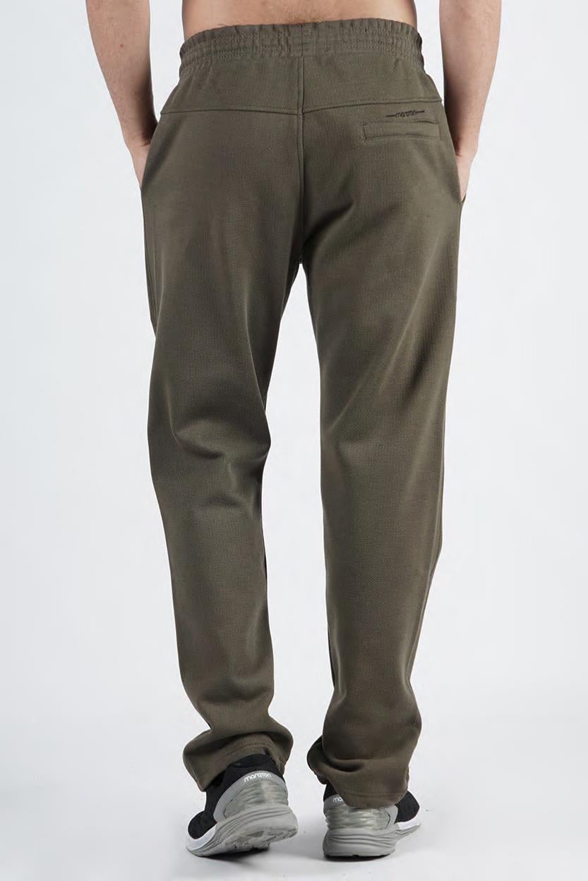 Maraton Sportswear Regular Erkek    Basic Haki Eşofman Altı 18042