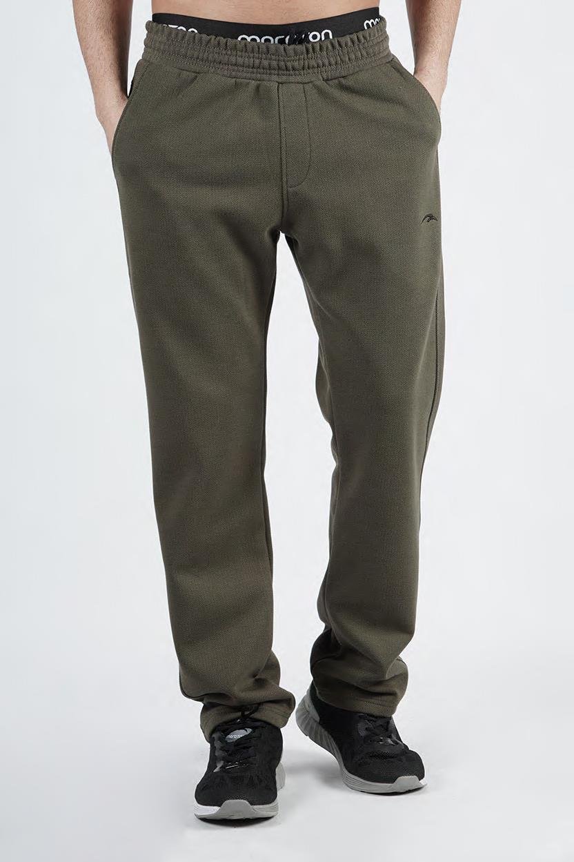 Maraton Sportswear Regular Erkek    Basic Haki Eşofman Altı 18042