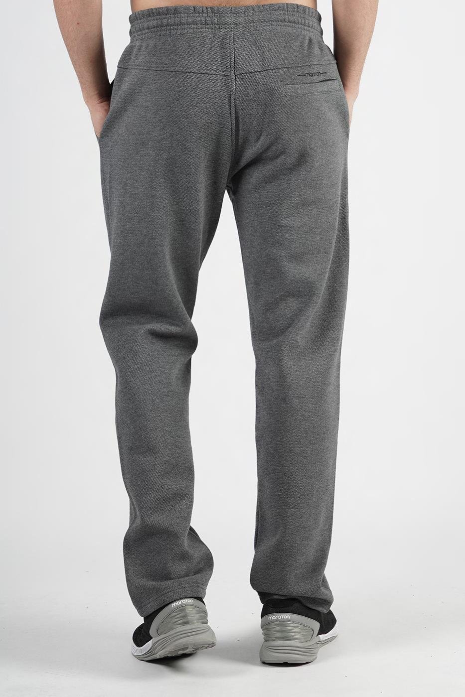 Maraton Sportswear Regular Erkek    Basic Antramelanj Eşofman Altı 18042