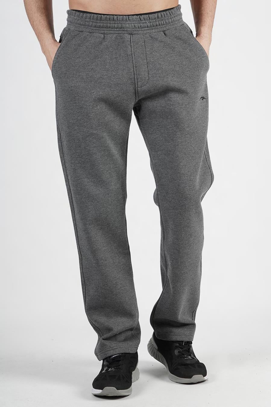 Maraton Sportswear Regular Erkek    Basic Antramelanj Eşofman Altı 18042