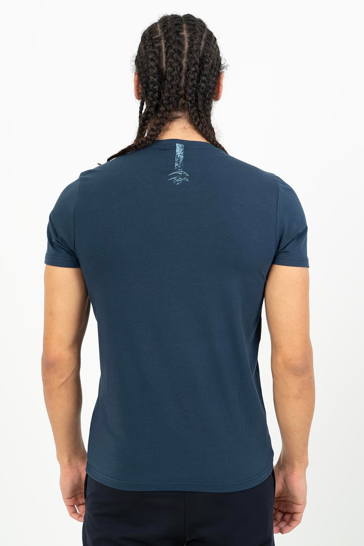 Maraton Sportswear Regular Erkek Bisiklet Yaka  Kısa Kol Basic T-shirt 21606