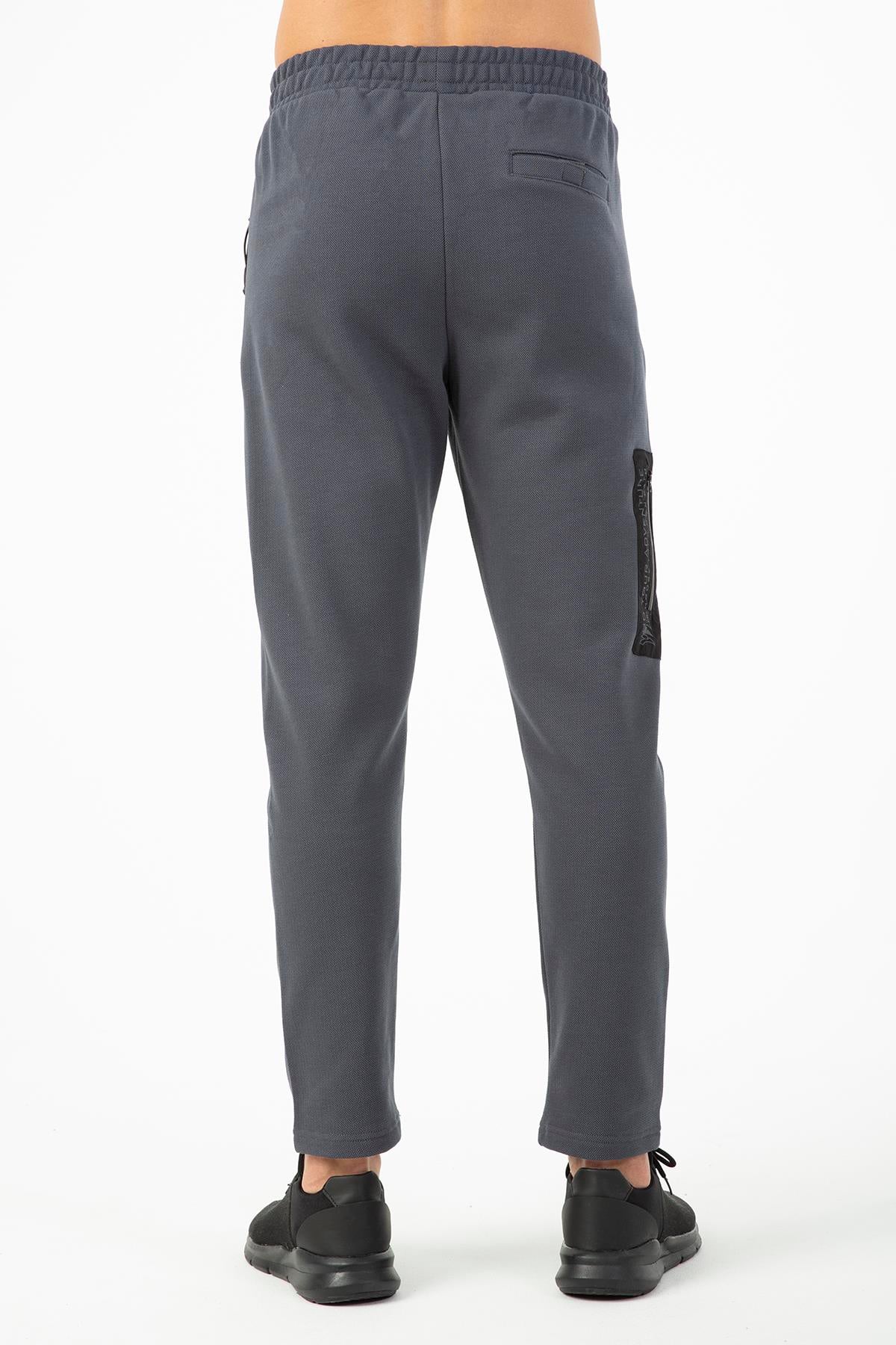 Maraton Sportswear Regular Erkek  Dar Paça  Basic Eşofman Altı 21494