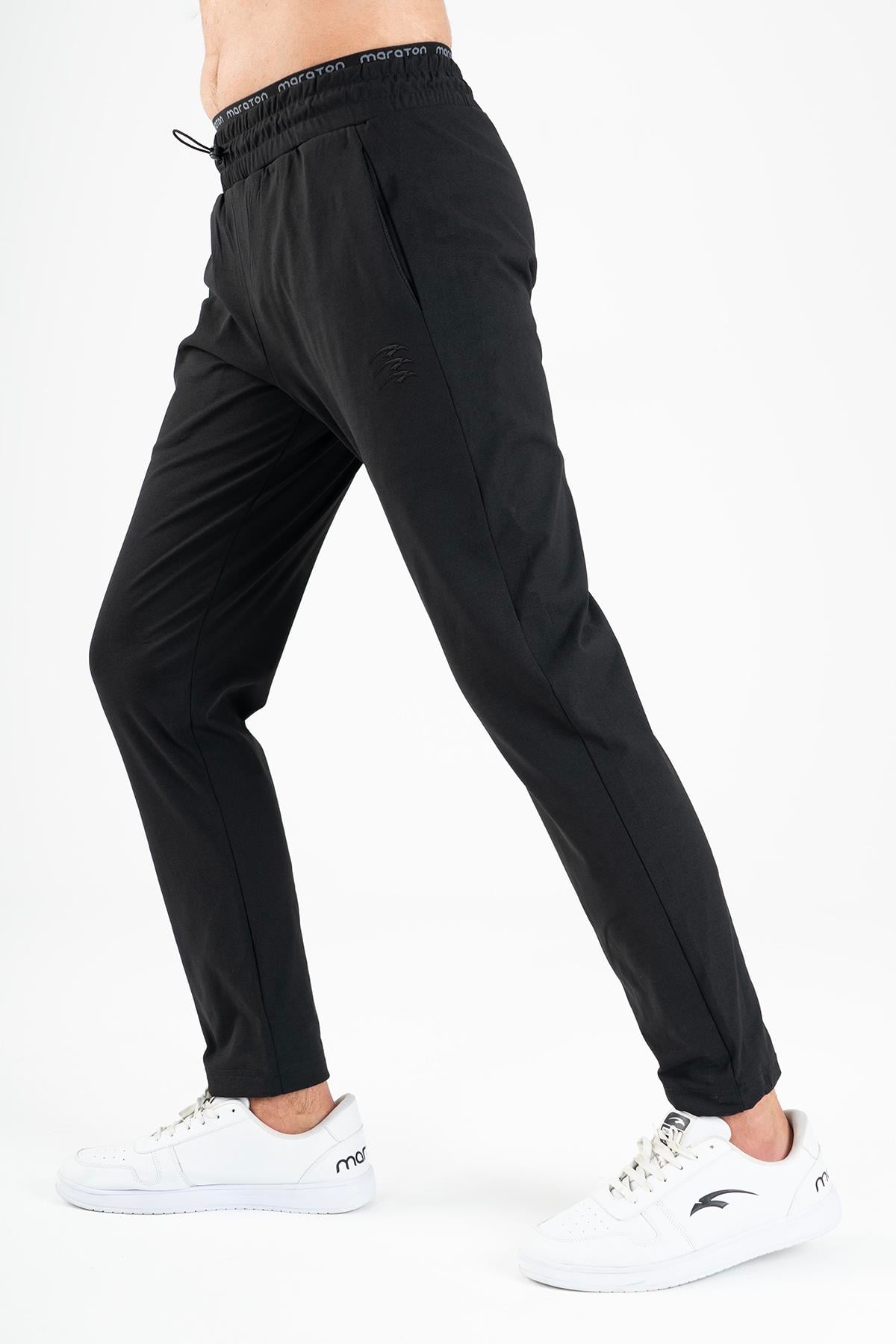 Maraton Sportswear Regular Erkek  Dar Paça  Basic Eşofman Altı 22184