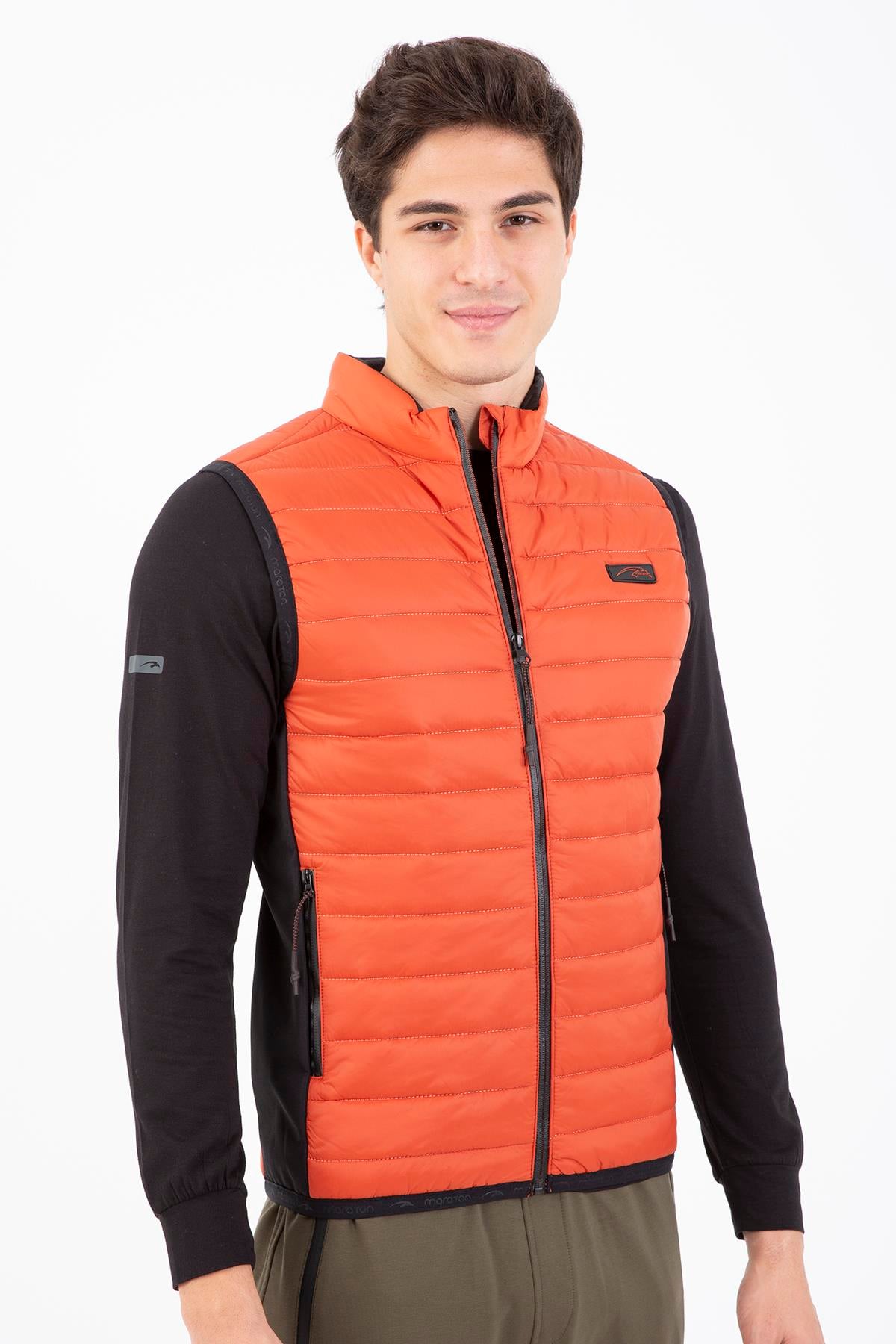 Maraton Sportswear Regular Erkek Dik Yaka  Kolsuz Basic Yelek 21517