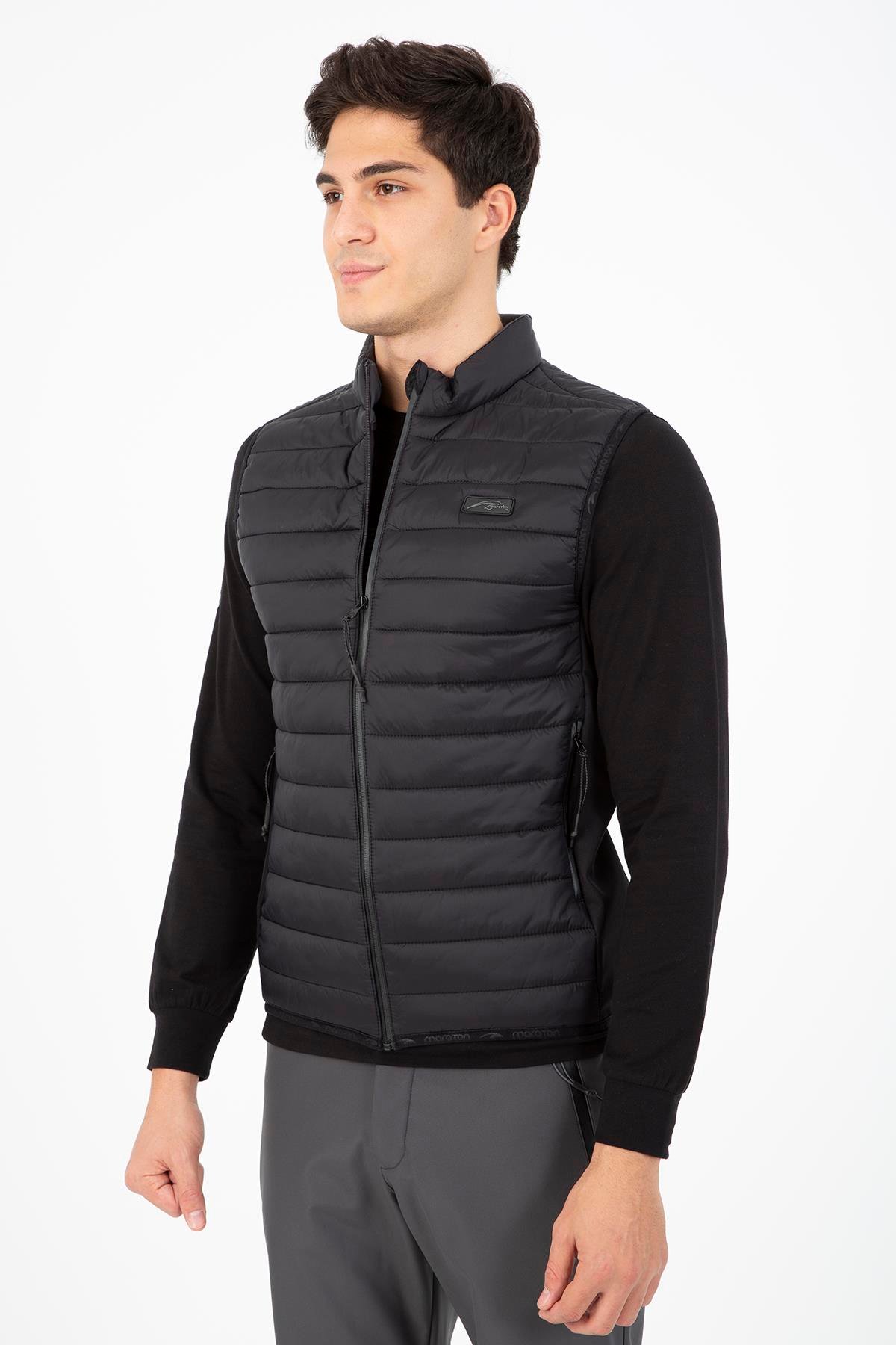 Maraton Sportswear Regular Erkek Dik Yaka  Kolsuz Basic Yelek 21517