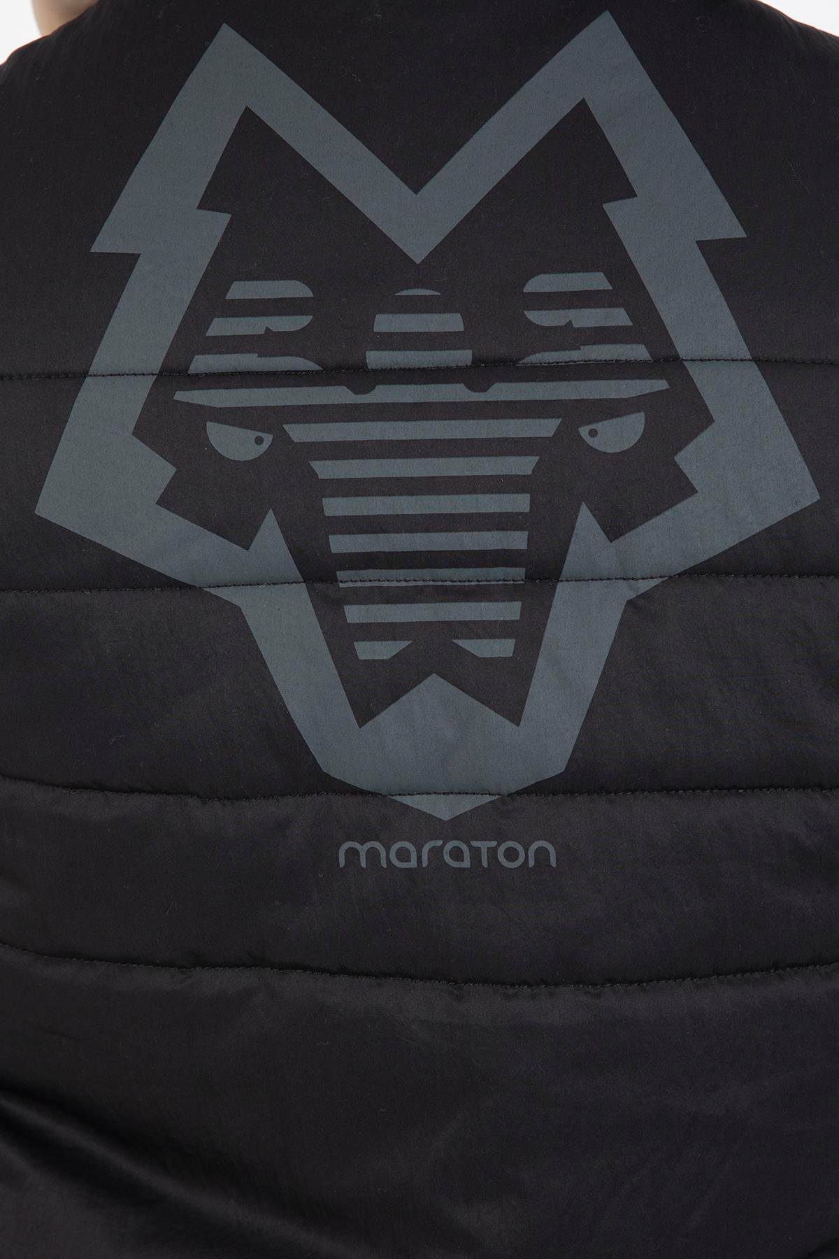 Maraton Sportswear Regular Erkek Kapşonlu  Kolsuz Basic Yelek 21265