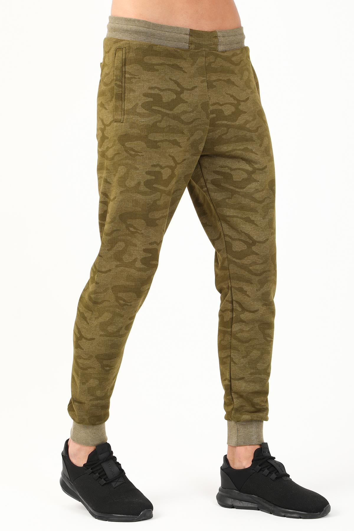 Maraton Sportswear Regular Erkek  Ribana Paça  Basic Eşofman Altı 21382
