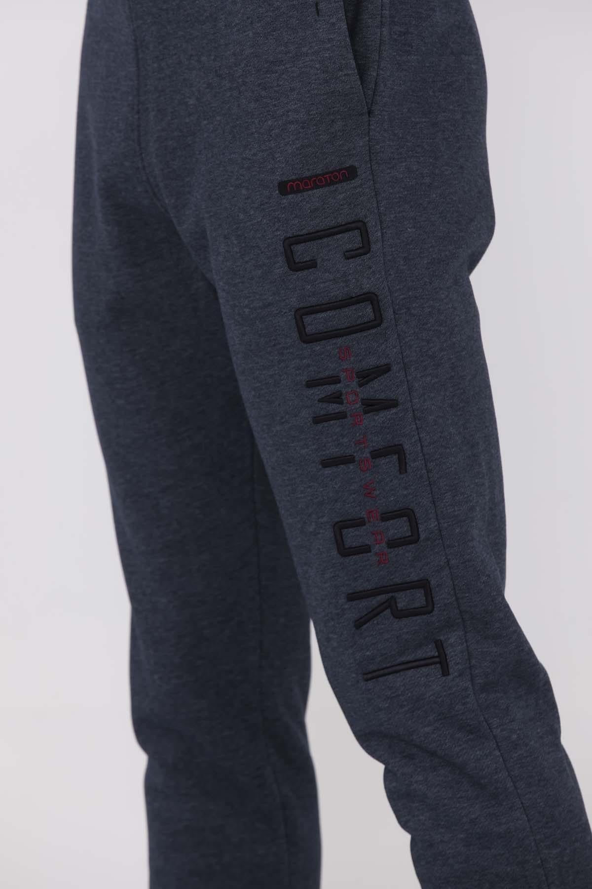 Maraton Sportswear Regular Erkek  Ribana Paça  Basic Eşofman Altı 20105