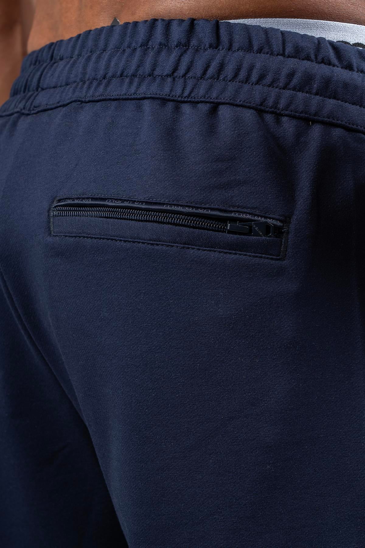 Maraton Sportswear Regular Erkek  Şort  Basic Açık Lacivert Şort 22727