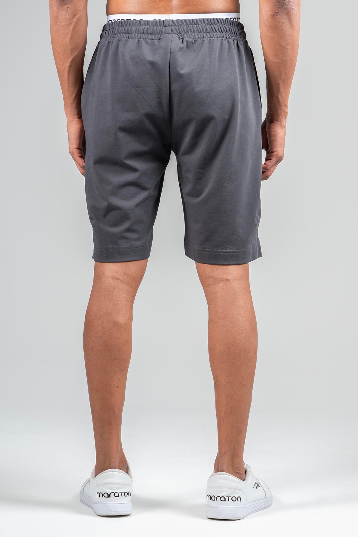 Maraton Sportswear Regular Erkek  Şort  Basic Antrasit Şort 23171