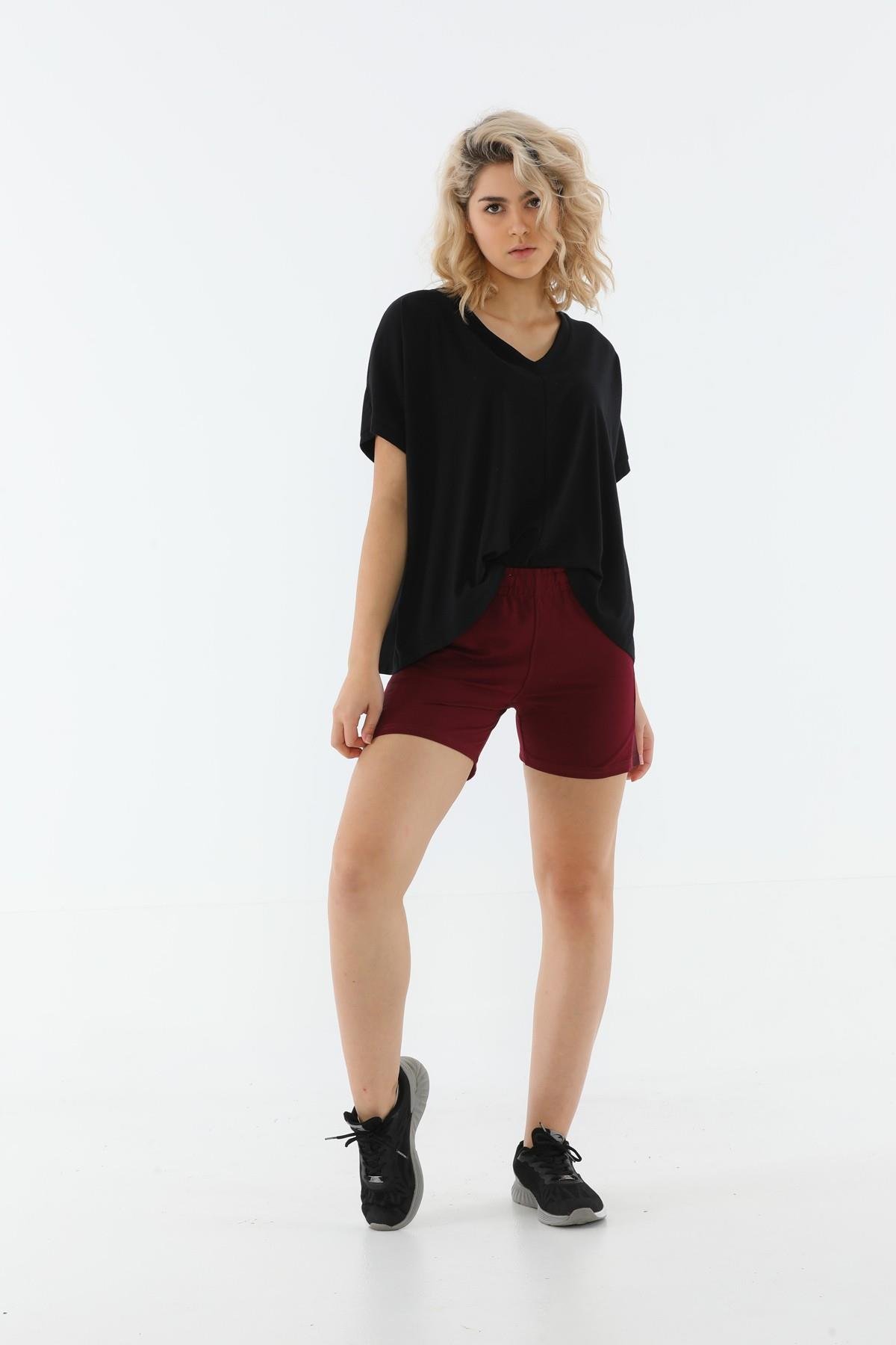 Maraton Sportswear Regular Kadın    Basic Şort 20309