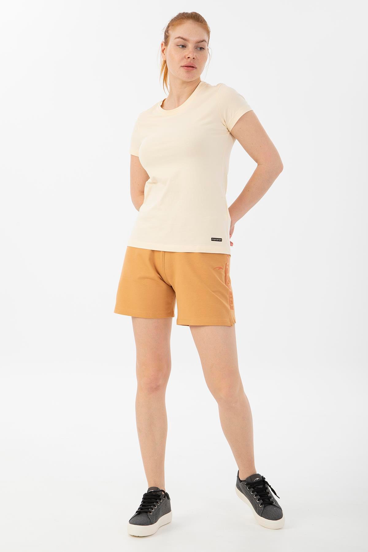 Maraton Sportswear Regular Kadın    Basic Şort 20850
