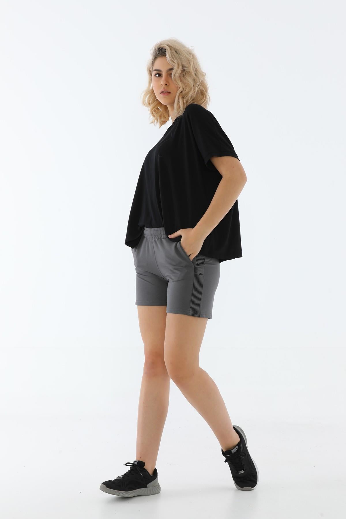 Maraton Sportswear Regular Kadın    Basic Şort 20309