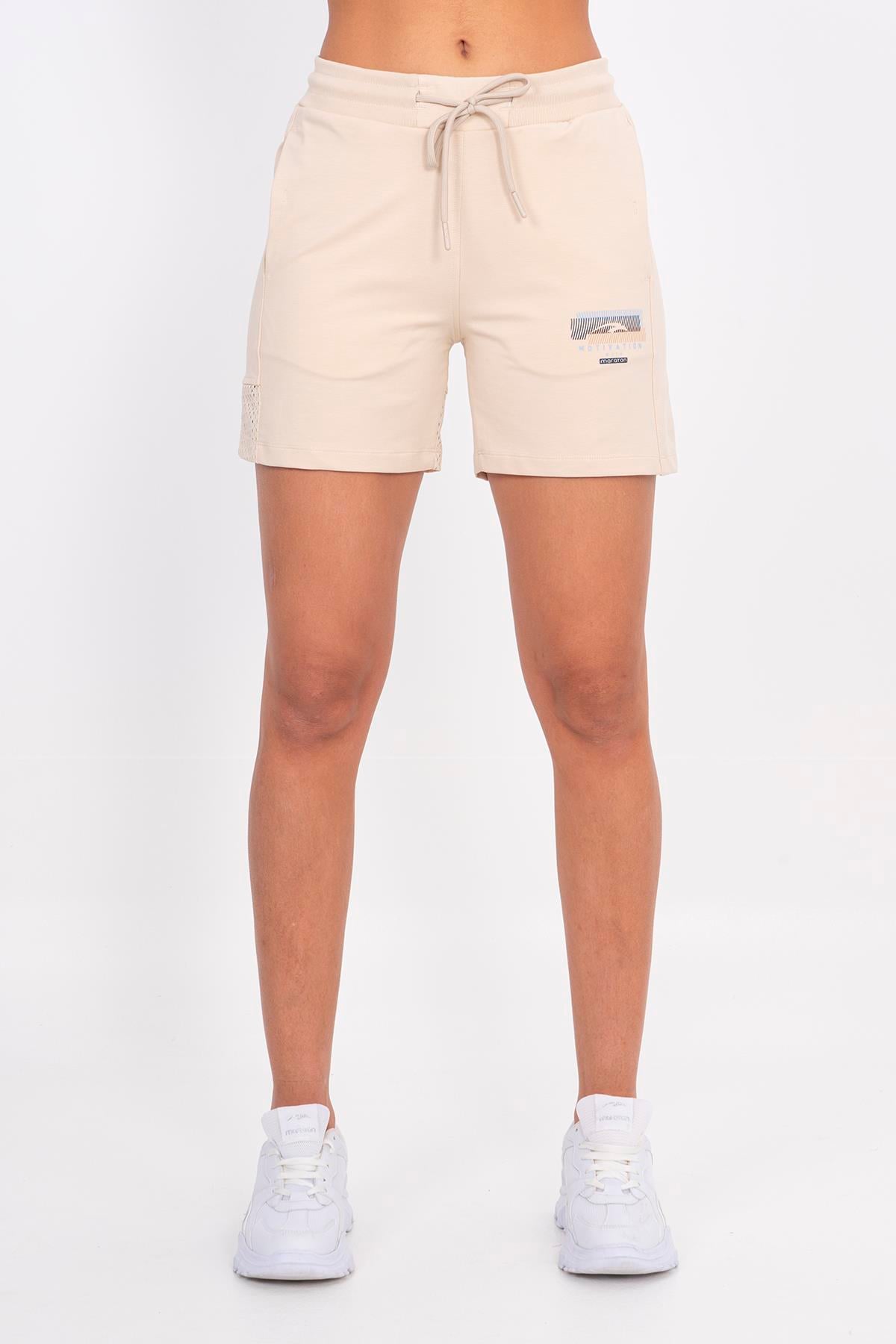 Maraton Sportswear Regular Kadın    Basic Şort 20726