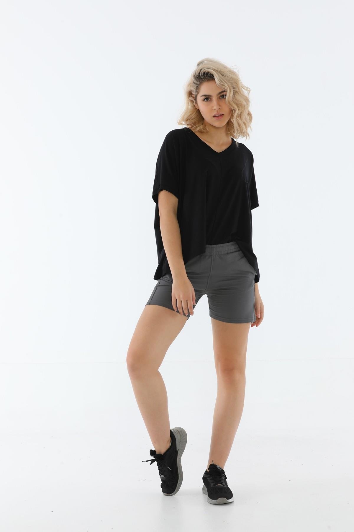 Maraton Sportswear Regular Kadın    Basic Şort 20309