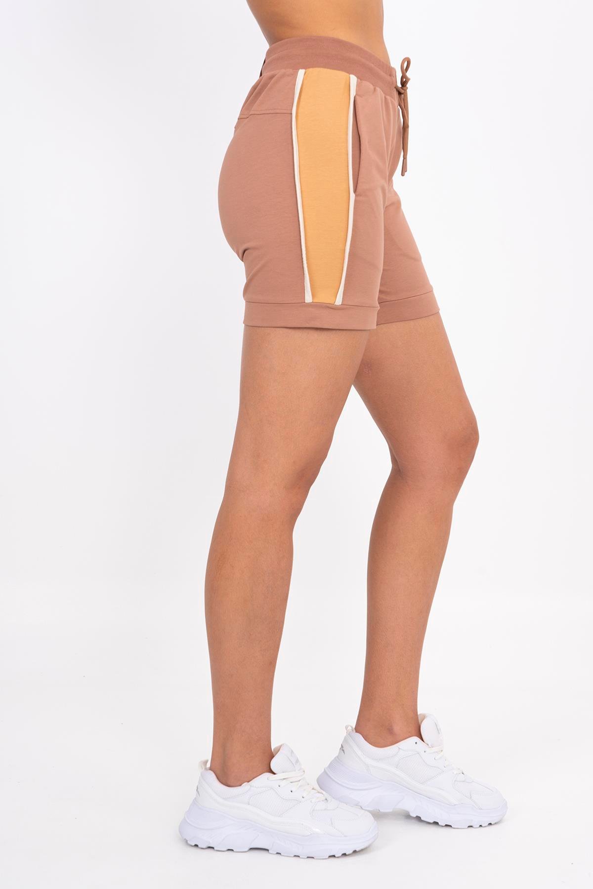 Maraton Sportswear Regular Kadın    Basic Mantar Şort 21159